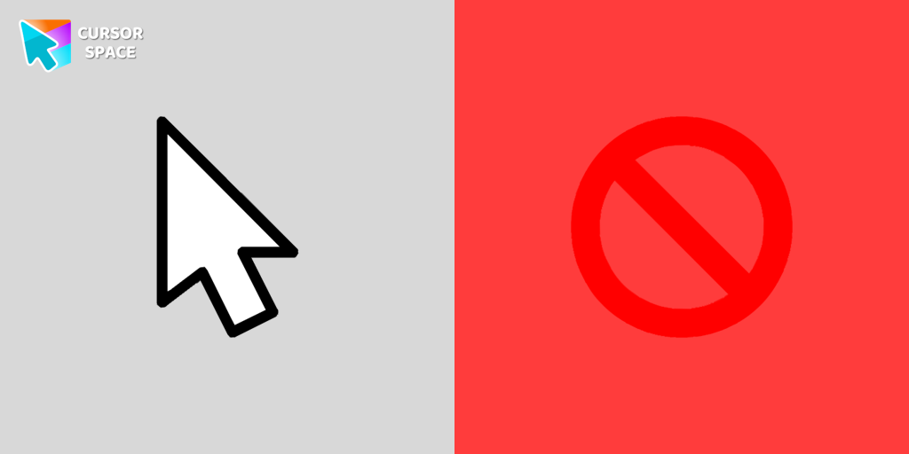 Custom Cursor Forbidden Pointer Cursor Prank For Chrome